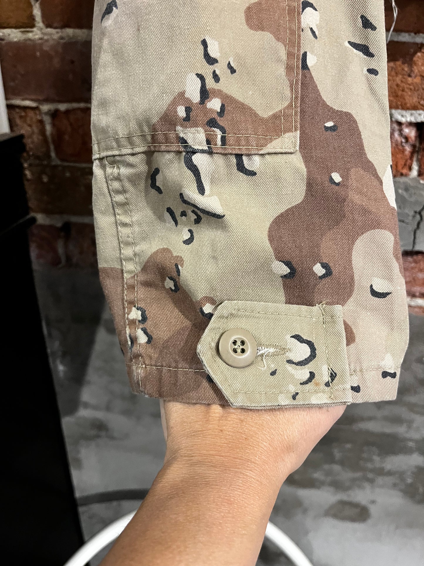 Vintage Cropped Desert Camo Jacket
