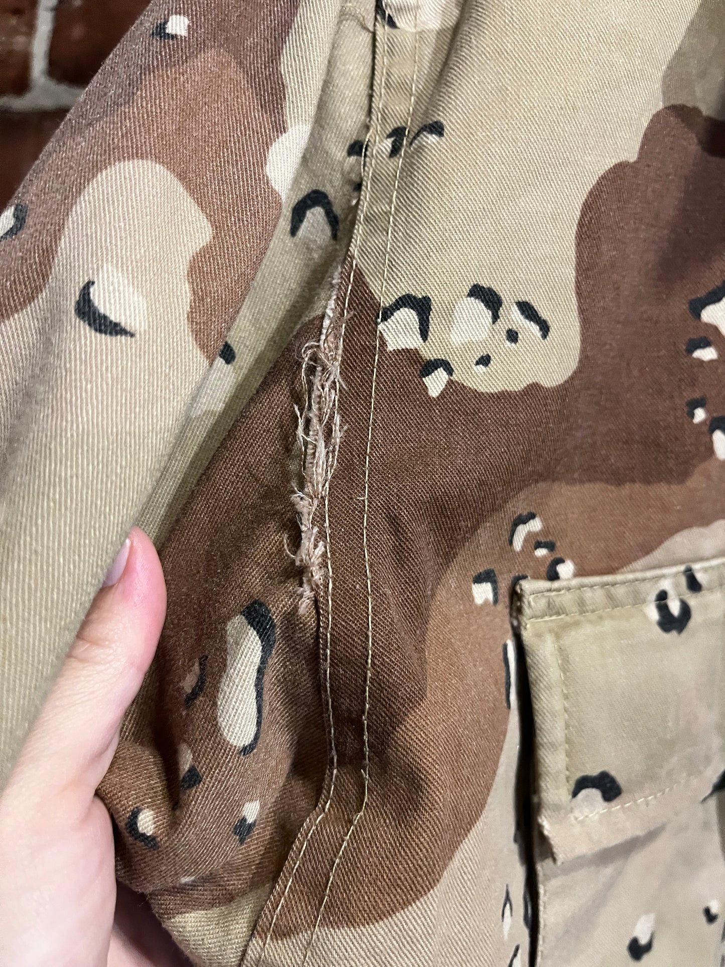 Vintage Cropped Desert Camo Jacket