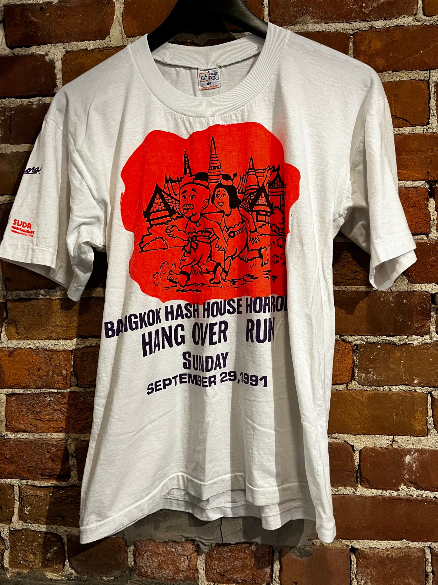 Vintage 1991 Bangkok Hash House Tee Shirt