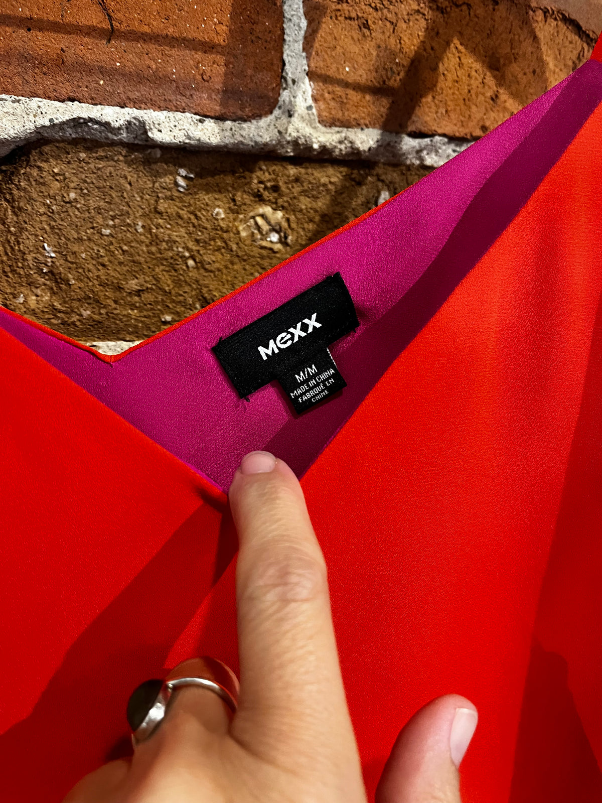 Mexx Two Tone Pink and Red Camisol