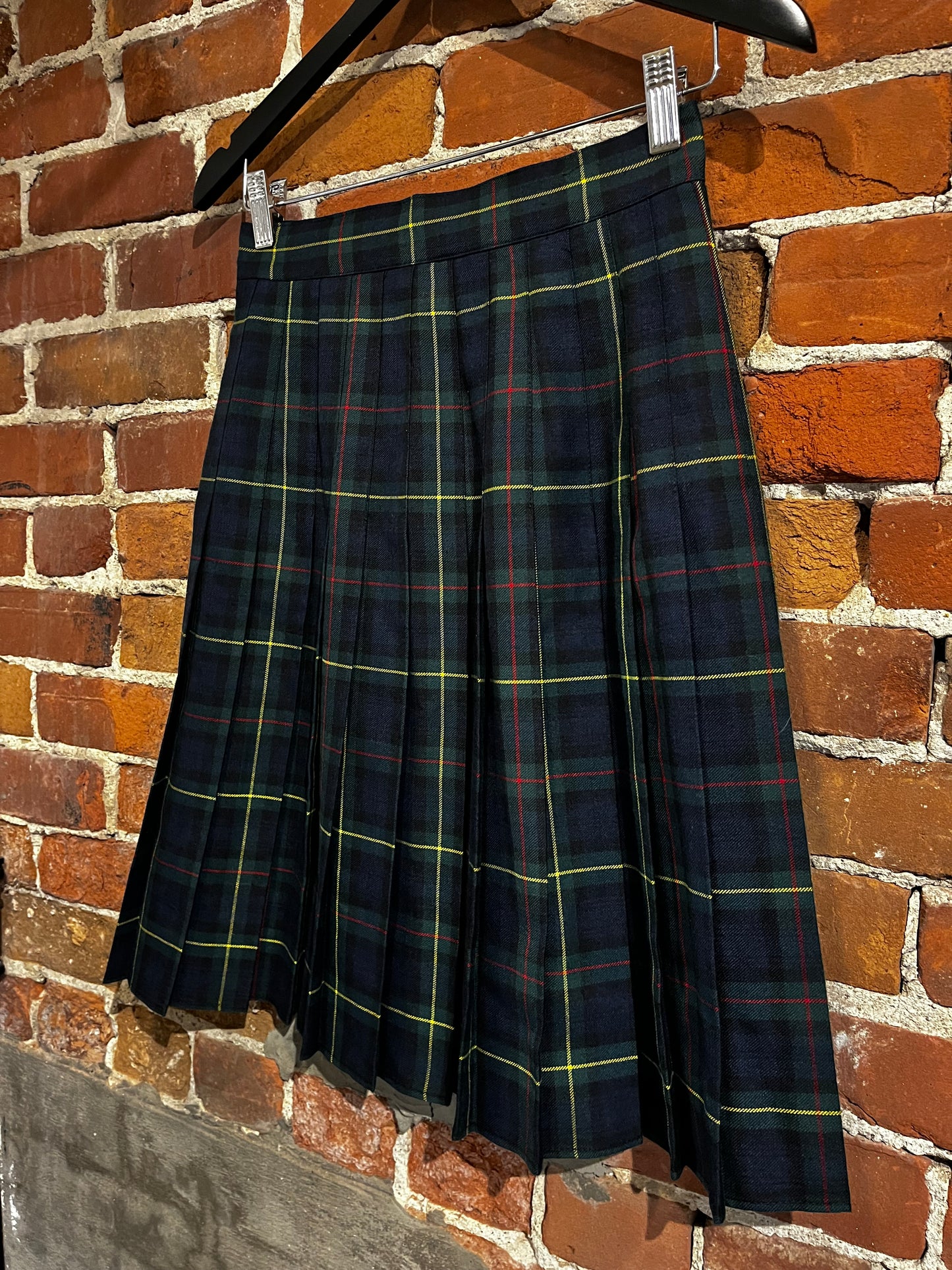 Vintage 90s Reitmans Plaid Pleated Skirt