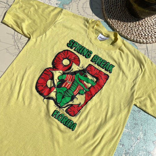 Vintage Spring Break Florida '87 Graphic Tee Shirt