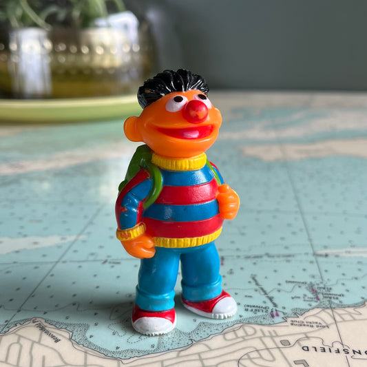 Vintage 80s Sesame Street Ernie Figurine