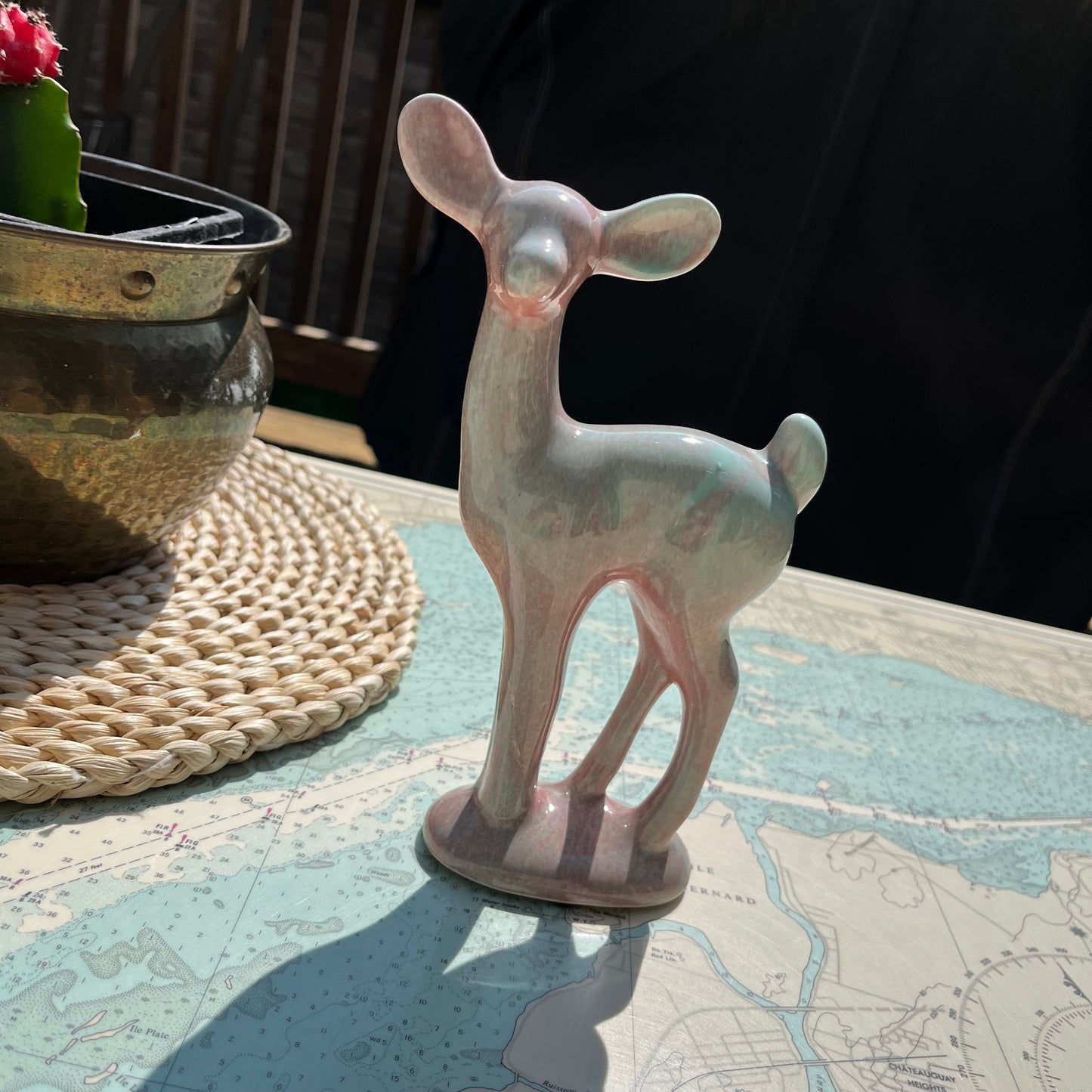 Vintage Mid Century Ceramic Deer / Fawn Figurine