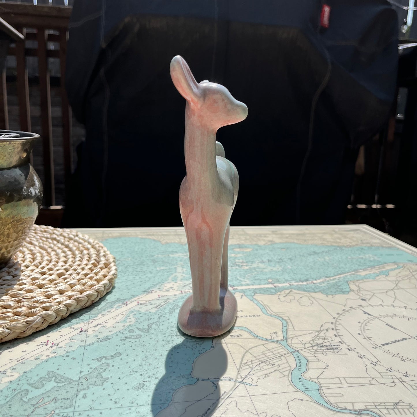 Vintage Mid Century Ceramic Deer / Fawn Figurine