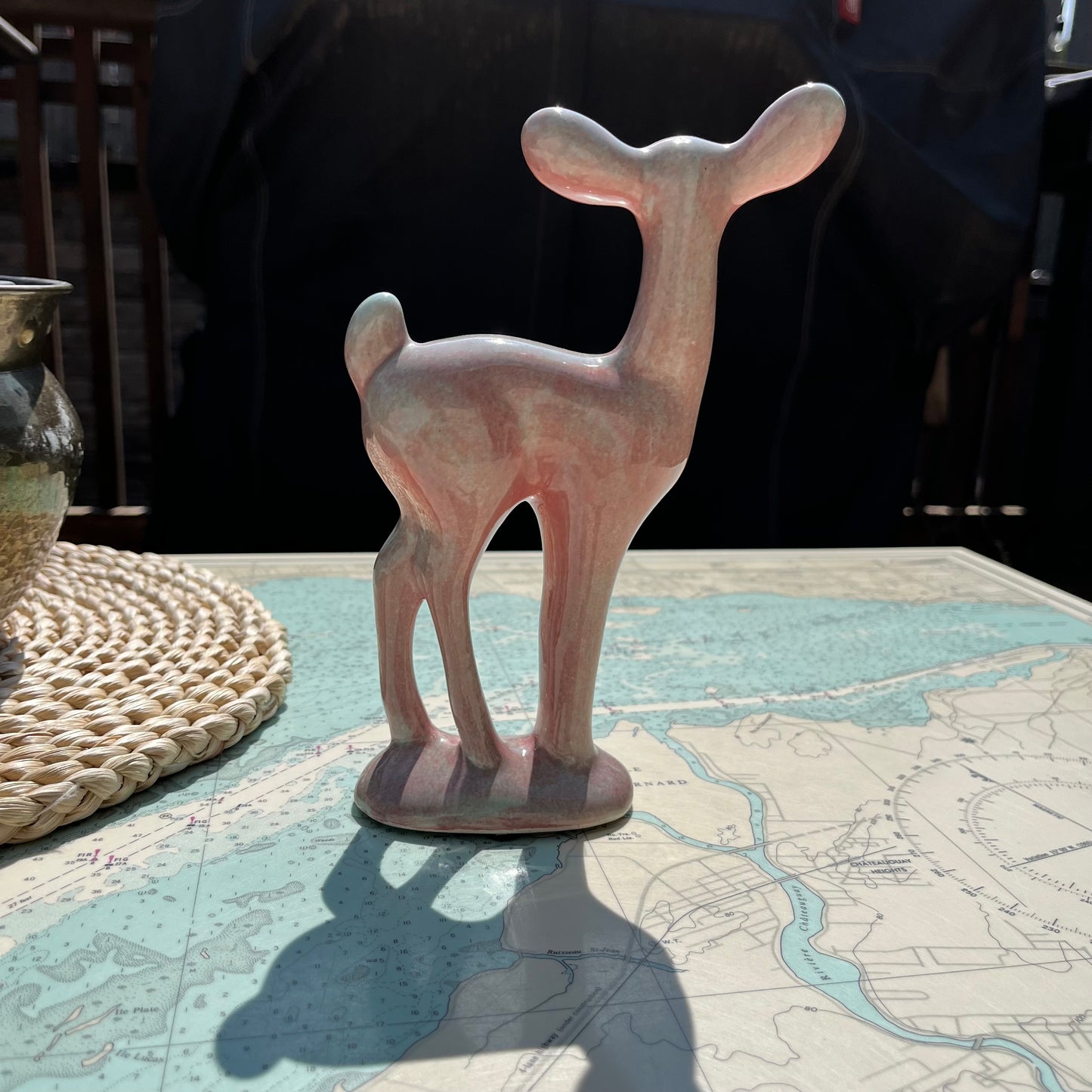 Vintage Mid Century Ceramic Deer / Fawn Figurine