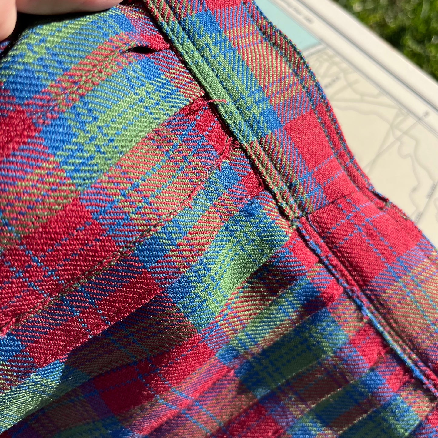 Vintage Red Green Blue McIntosh Canada Kilt