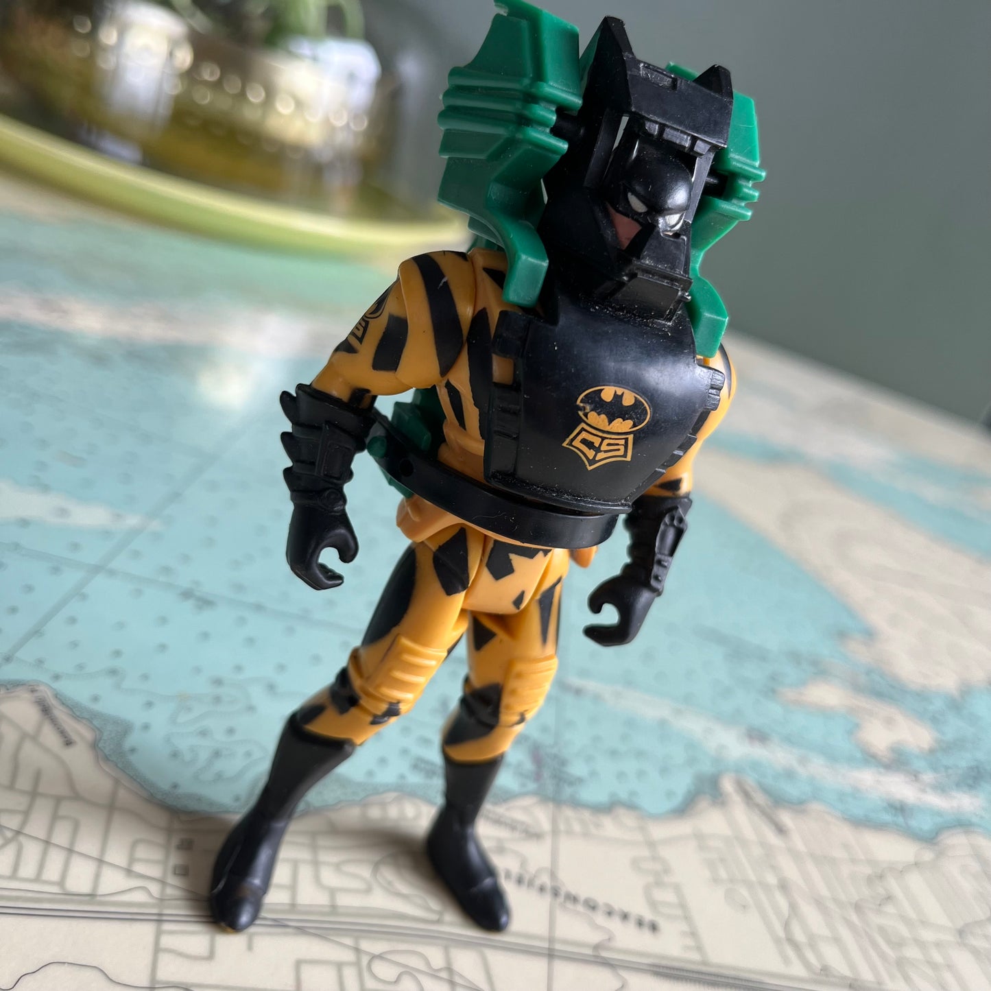 Vintage 1994 Batman Action Force Land Strike Figurine