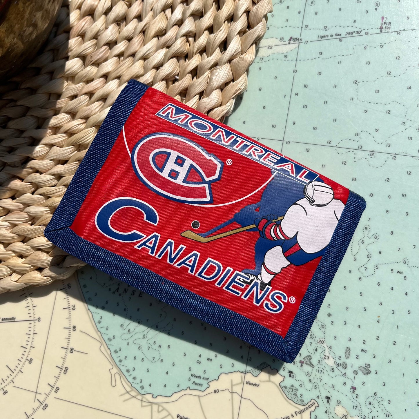 Vintage 1993 Montreal Canadiens NHL Graphic Wallet