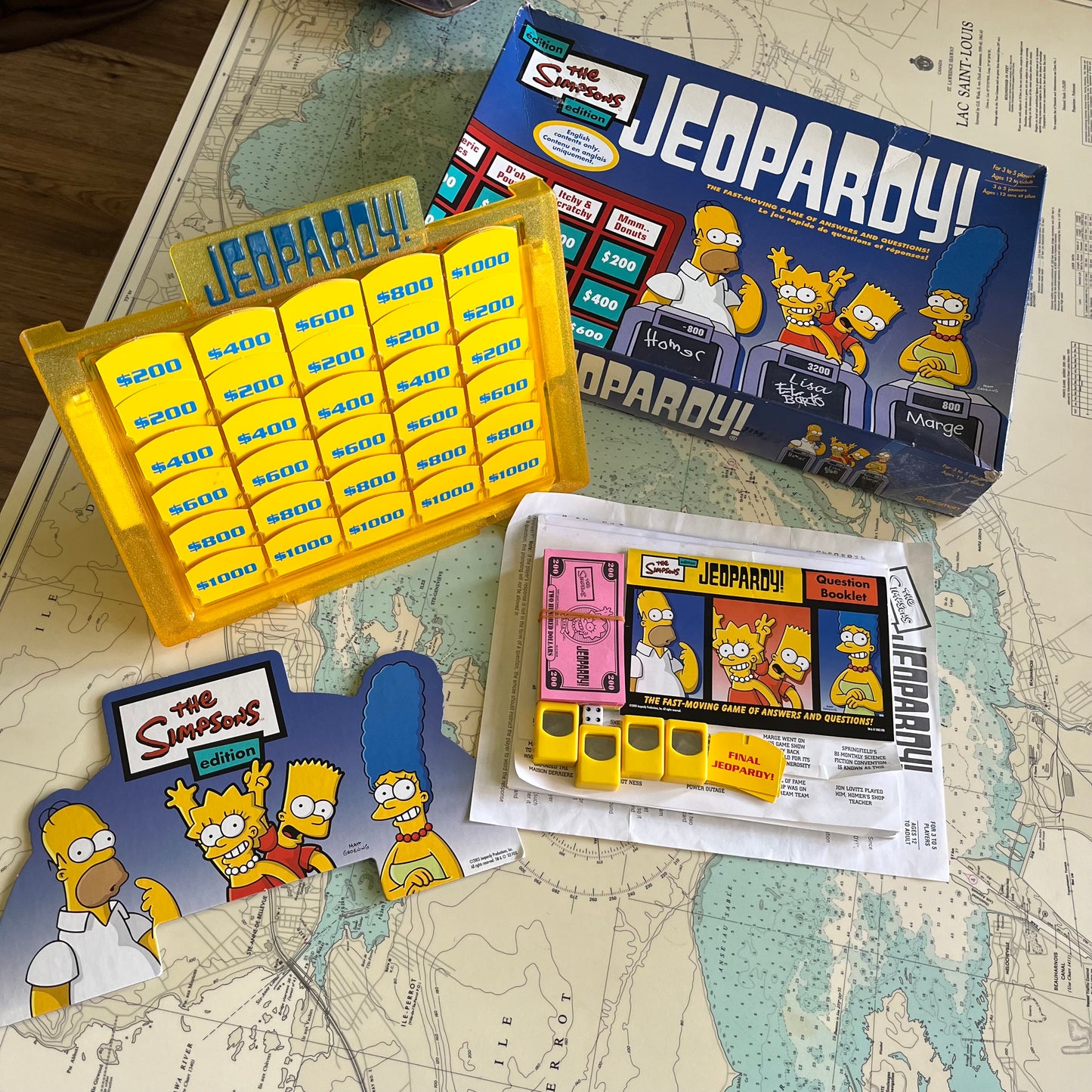 2003 Simpson's Jeopardy Board Game