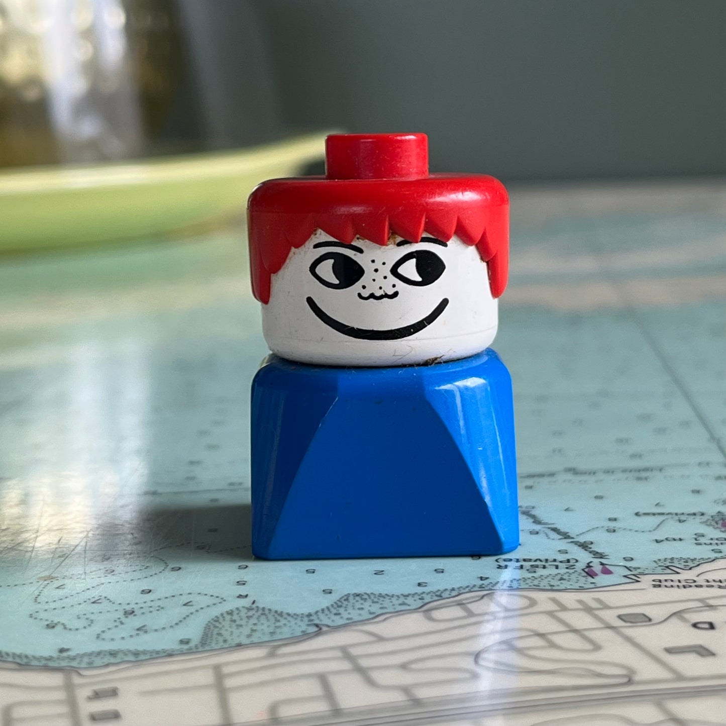 Vintage 90s Redheaded Lego Duplo Person