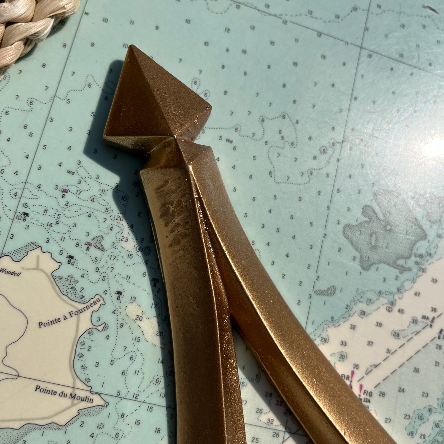 Vintage MCM Dart Wall Mount Candle Holders