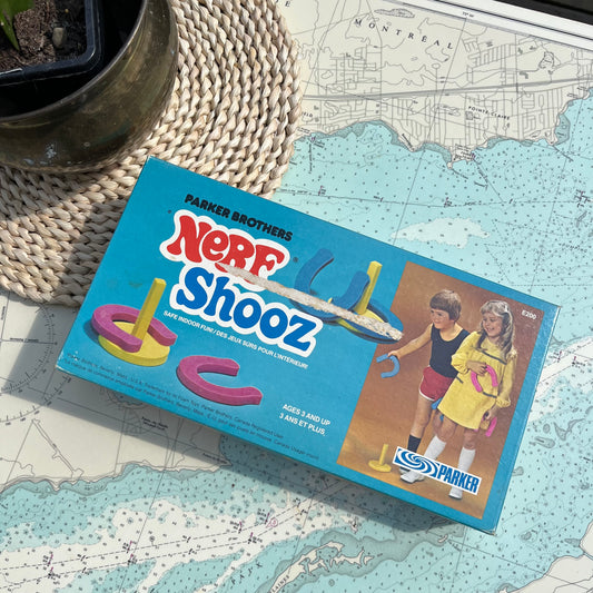 Vintage 90s Parker Brothers Nerf Shooz Horse Shoe Game