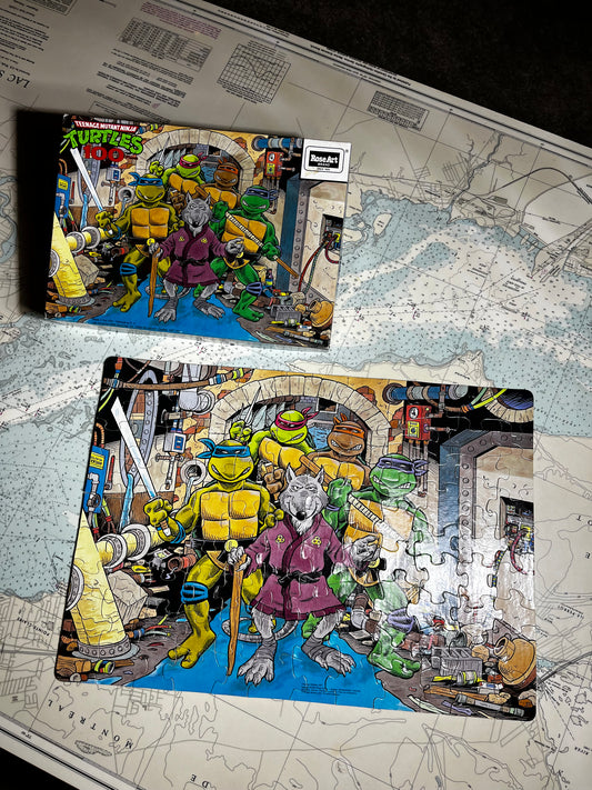 Vintage 1990 Teenage Mutant Ninja Turtles Puzzle with Splinter
