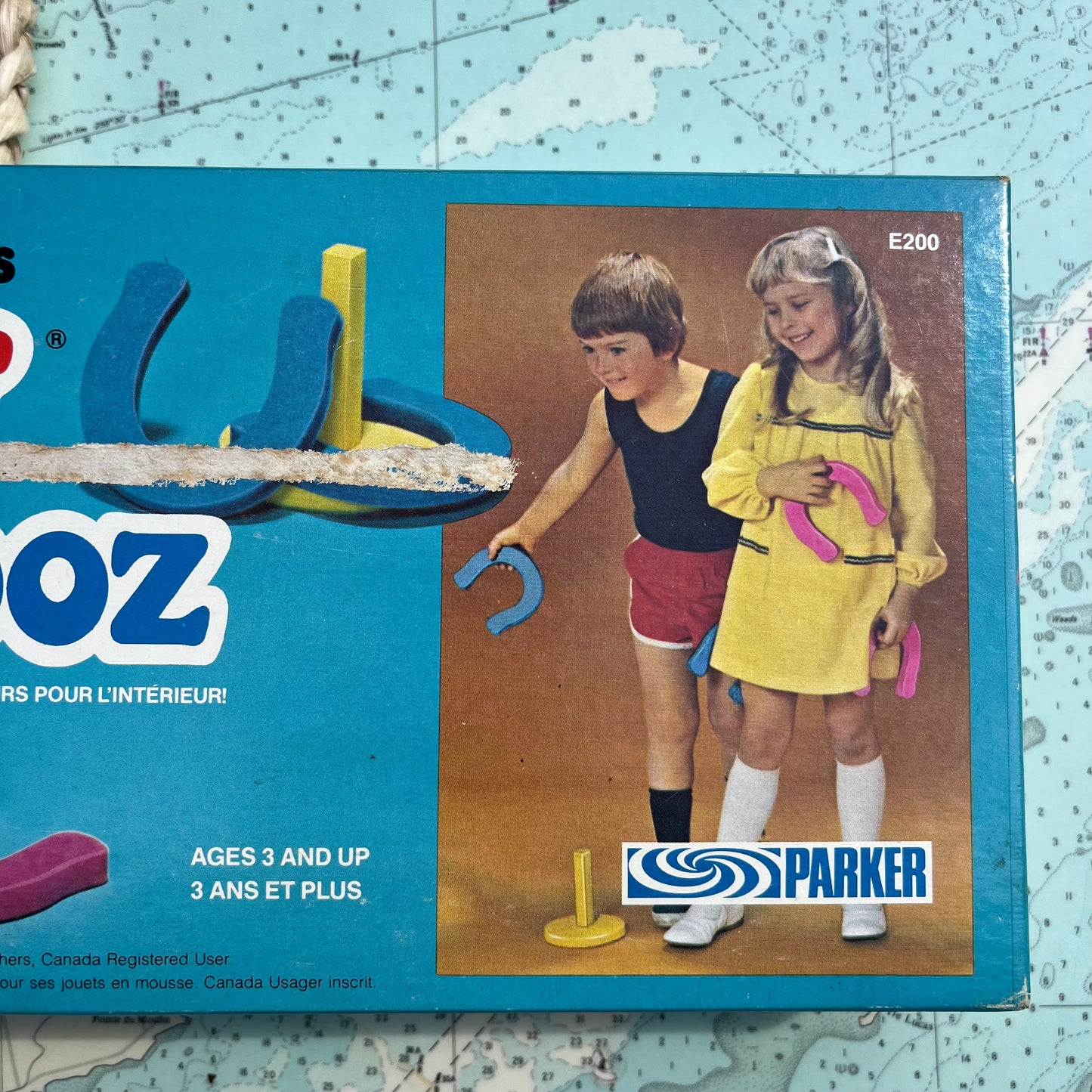 Vintage 90s Parker Brothers Nerf Shooz Horse Shoe Game