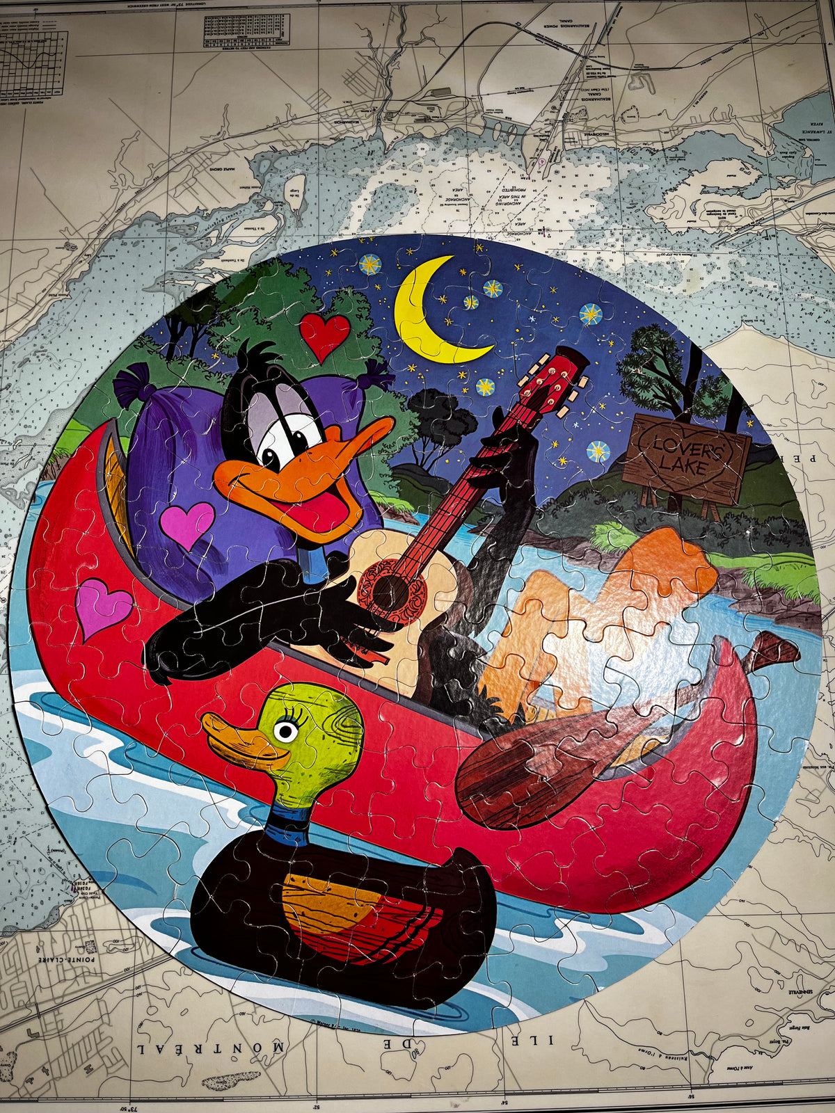Vintage 1979 Daffy Duck Looney Tunes Puzzle