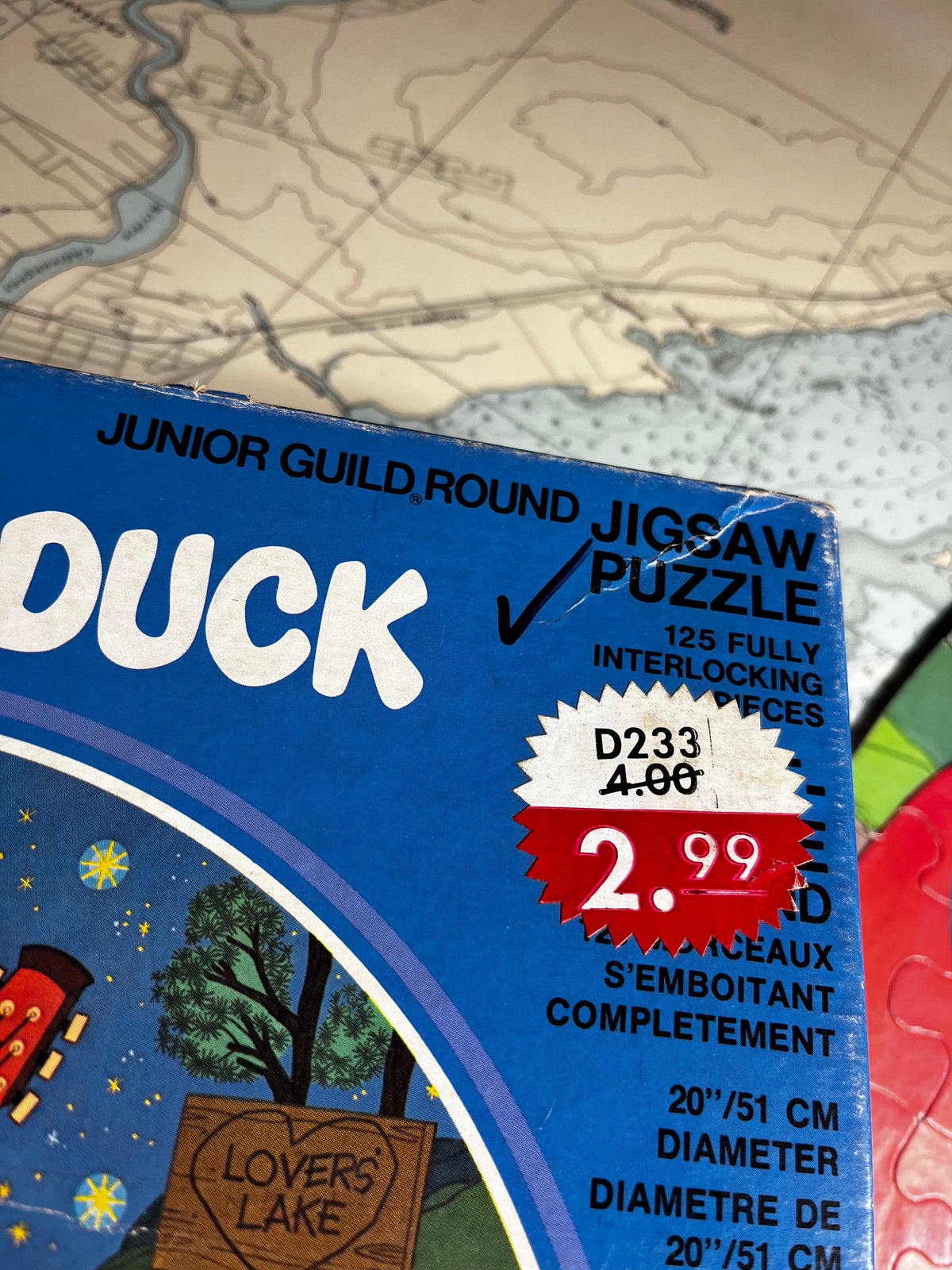 Vintage 1979 Daffy Duck Looney Tunes Puzzle