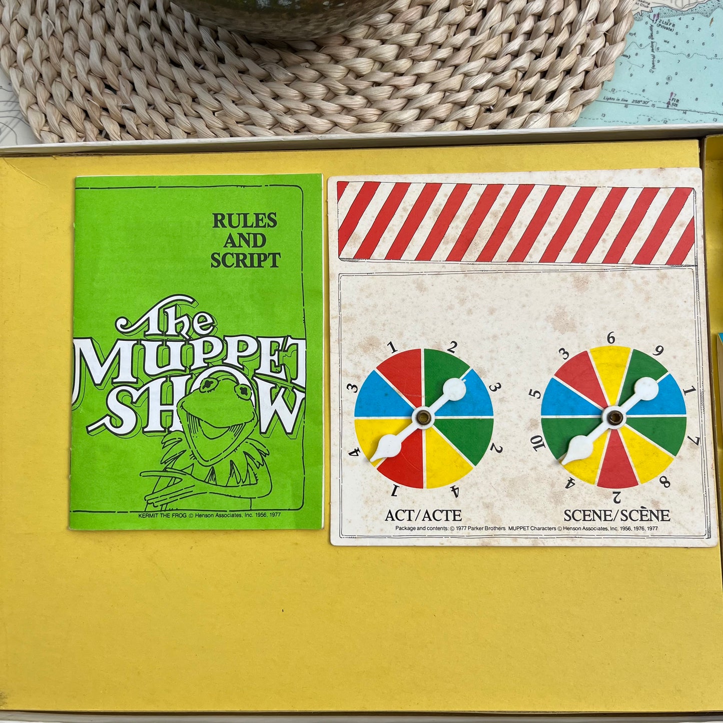 Vintage 1977 The Muppet Show Board Game
