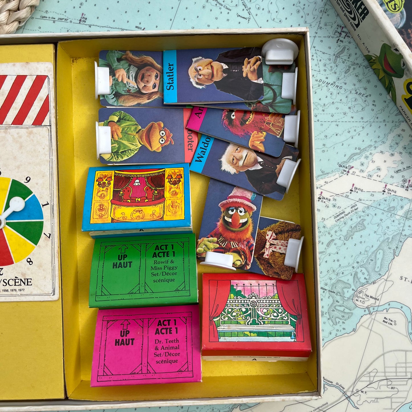 Vintage 1977 The Muppet Show Board Game