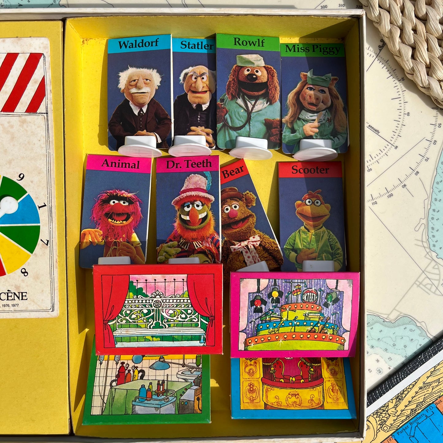 Vintage 1977 The Muppet Show Board Game