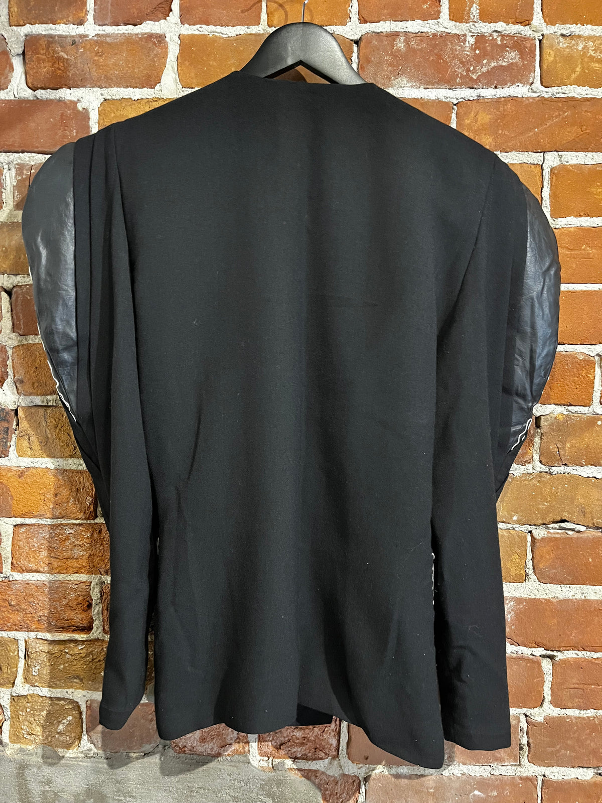 Vintage 80s Maick Harold Funky Black Embellished Blazer