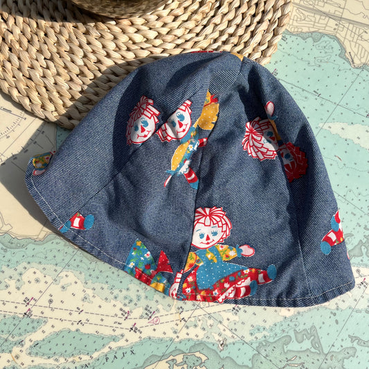 Vintage Raggedy Anne Tulip Style Children’s Bucket Hat