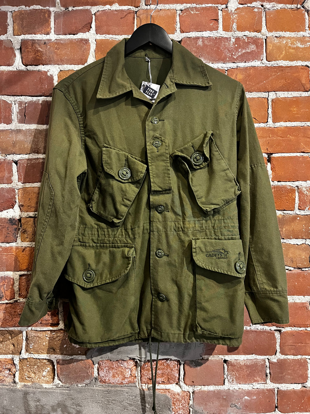 Vintage Cadet Canada Army Green Tactical Jacket