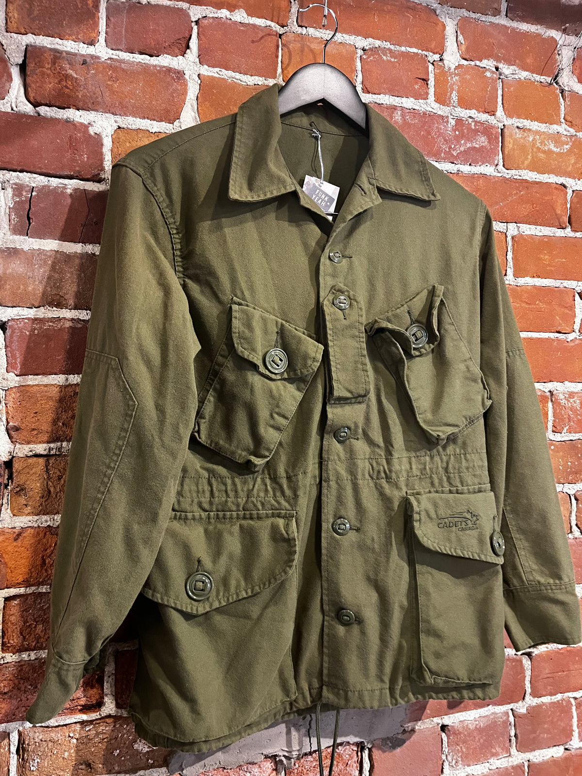 Vintage Cadet Canada Army Green Tactical Jacket