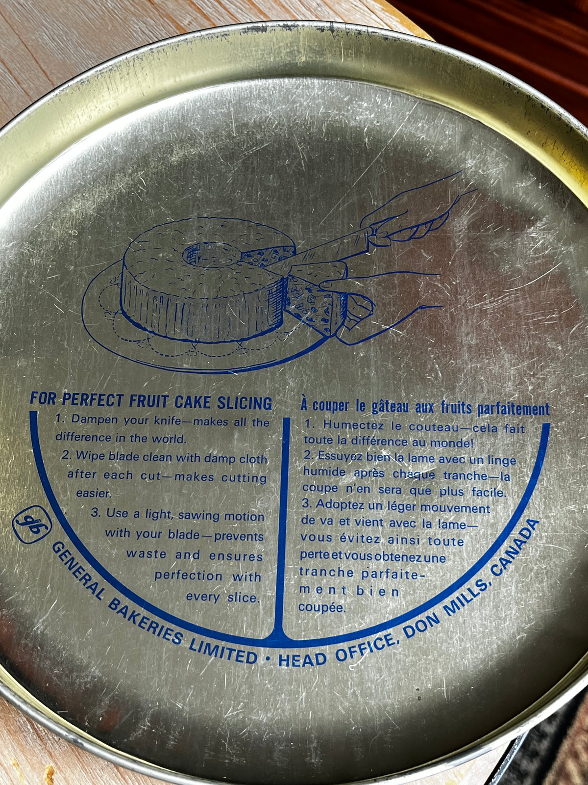 Vintage Wonder Fruit Cake Colourful Tin
