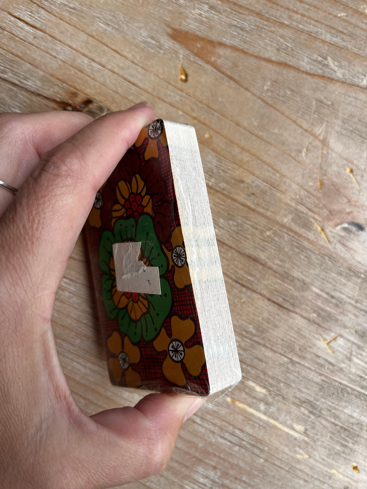 Vintage 60s Floral Graphic Trump Deck of Cards NIP