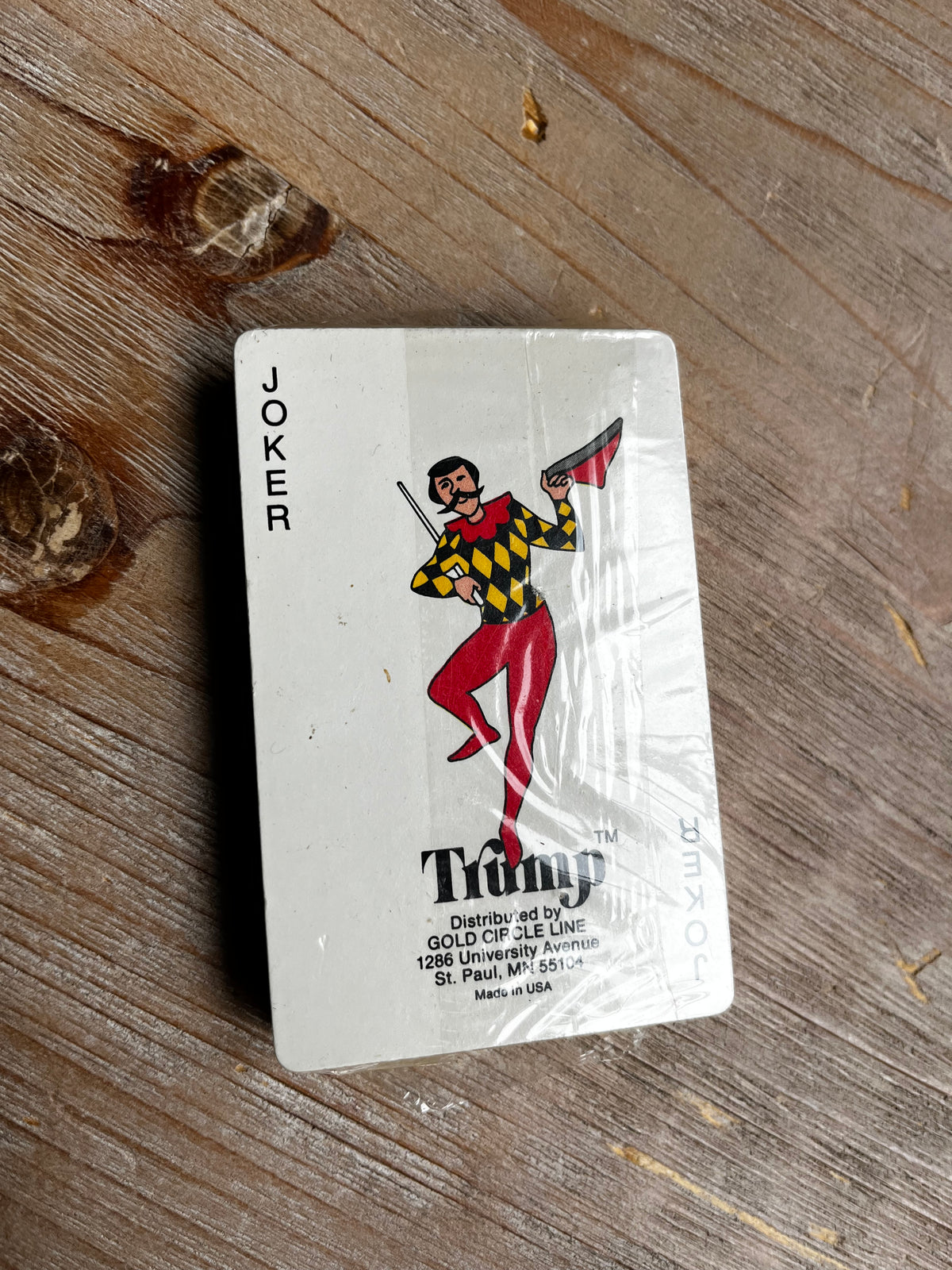 Vintage 60s Floral Graphic Trump Deck of Cards NIP