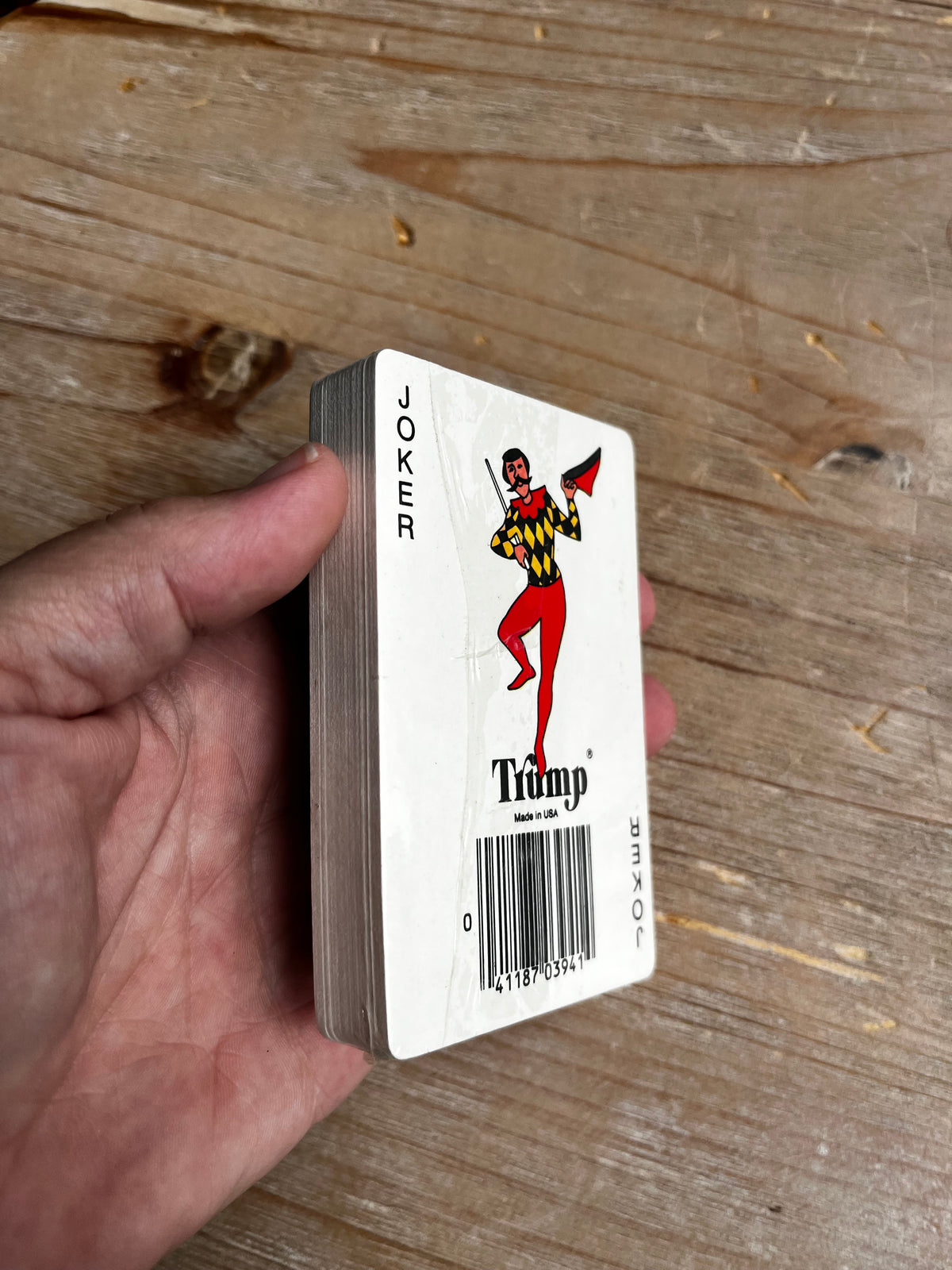 Vintage 60s Mushroom Graphic Trump Deck of Cards NIP