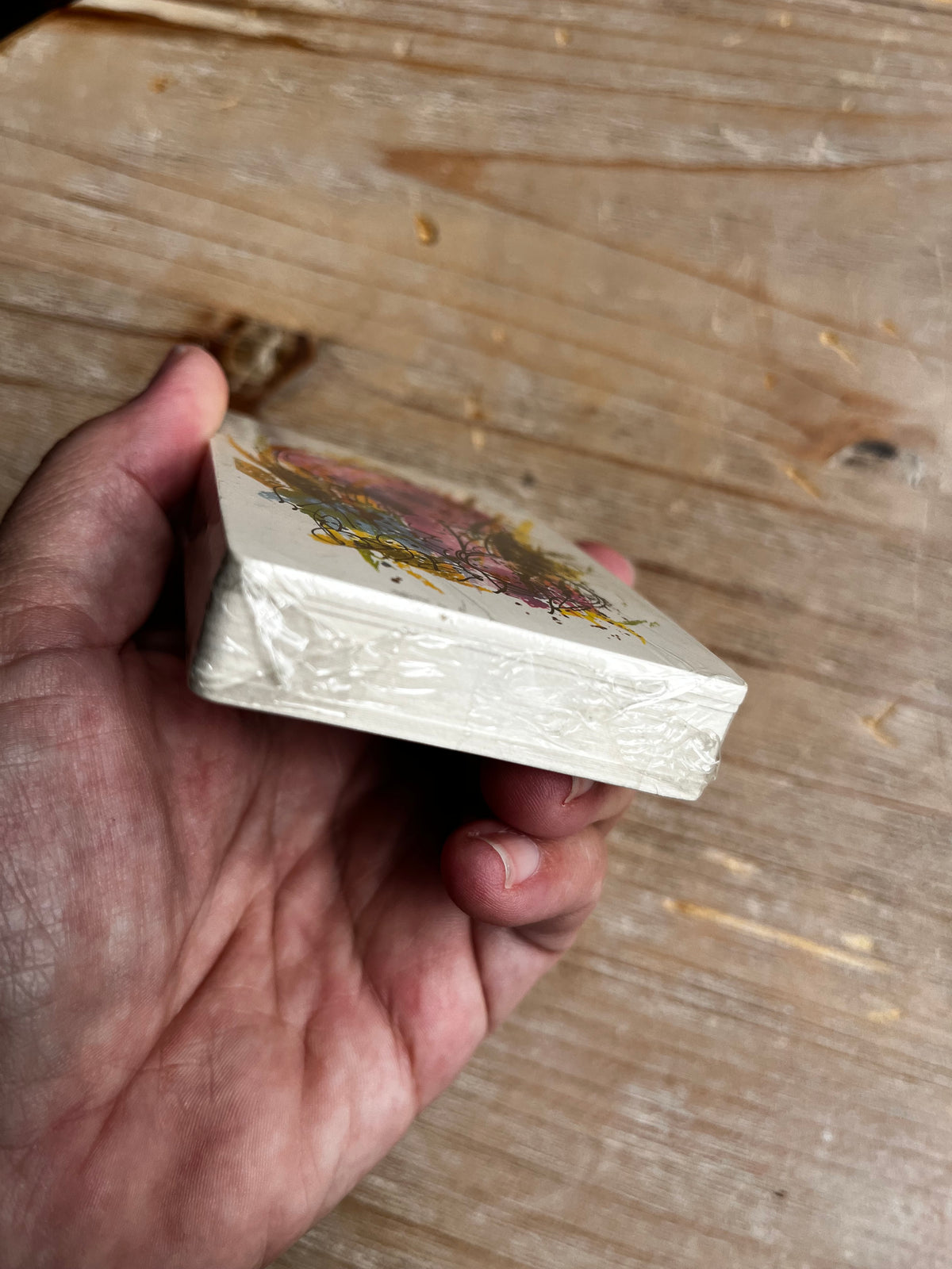 Vintage 60s Mushroom Graphic Trump Deck of Cards NIP