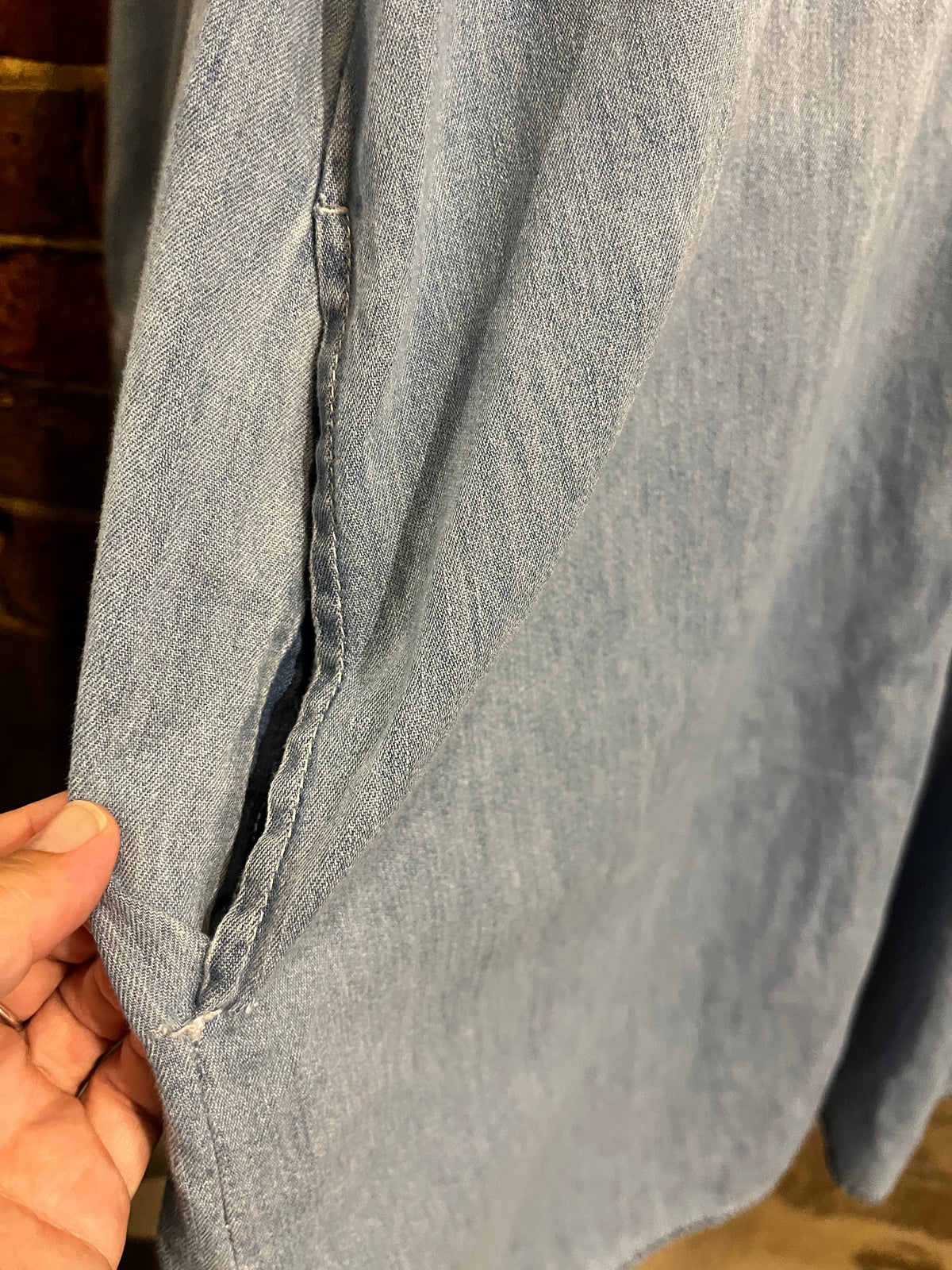 GAP Chambray XXL Shirt Dress