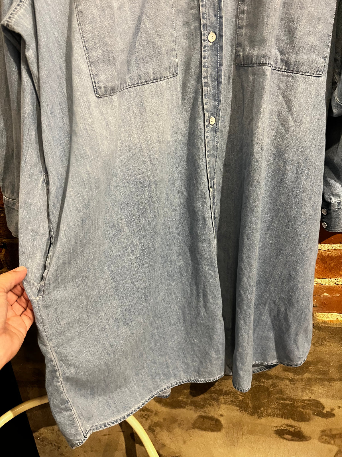 GAP Chambray XXL Shirt Dress