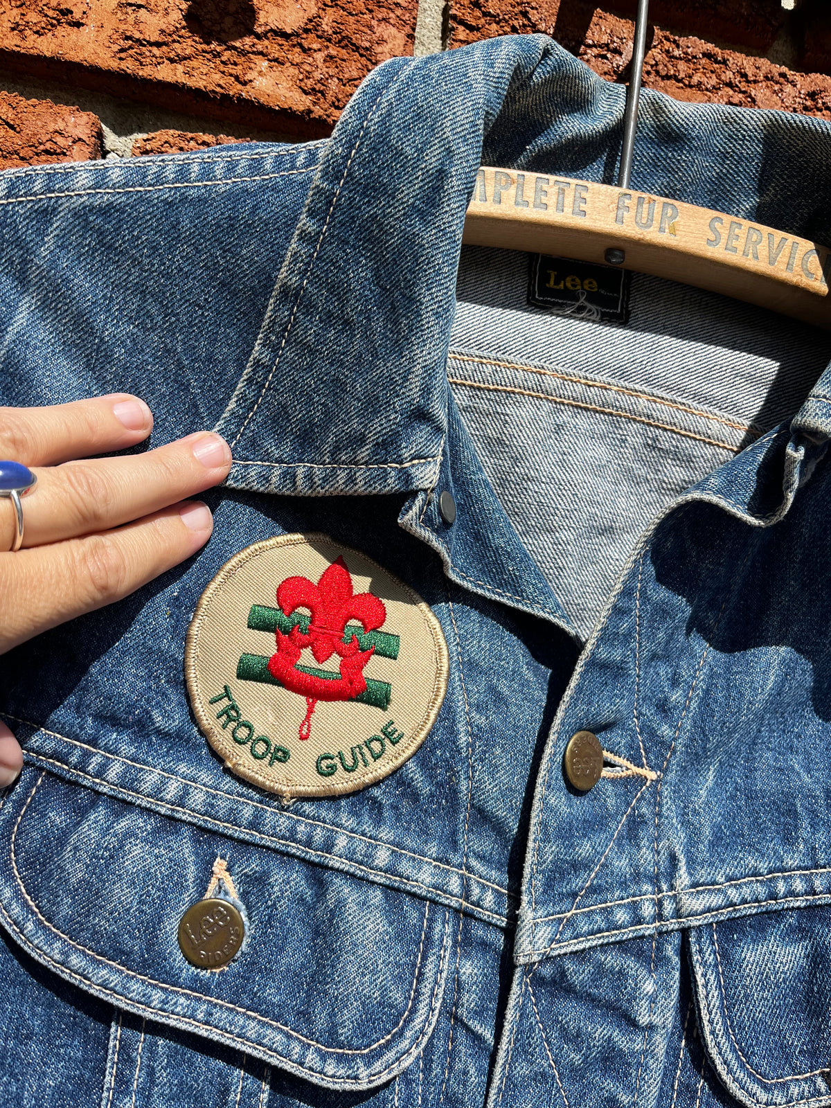 Vintage Lee Jeans Troop Guide Jean / Denim Jacket