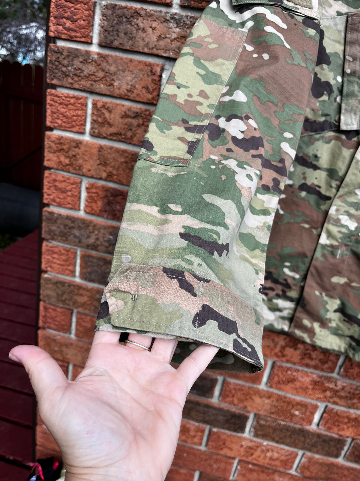 Vintage Army Combat Camo Uniform Jacket