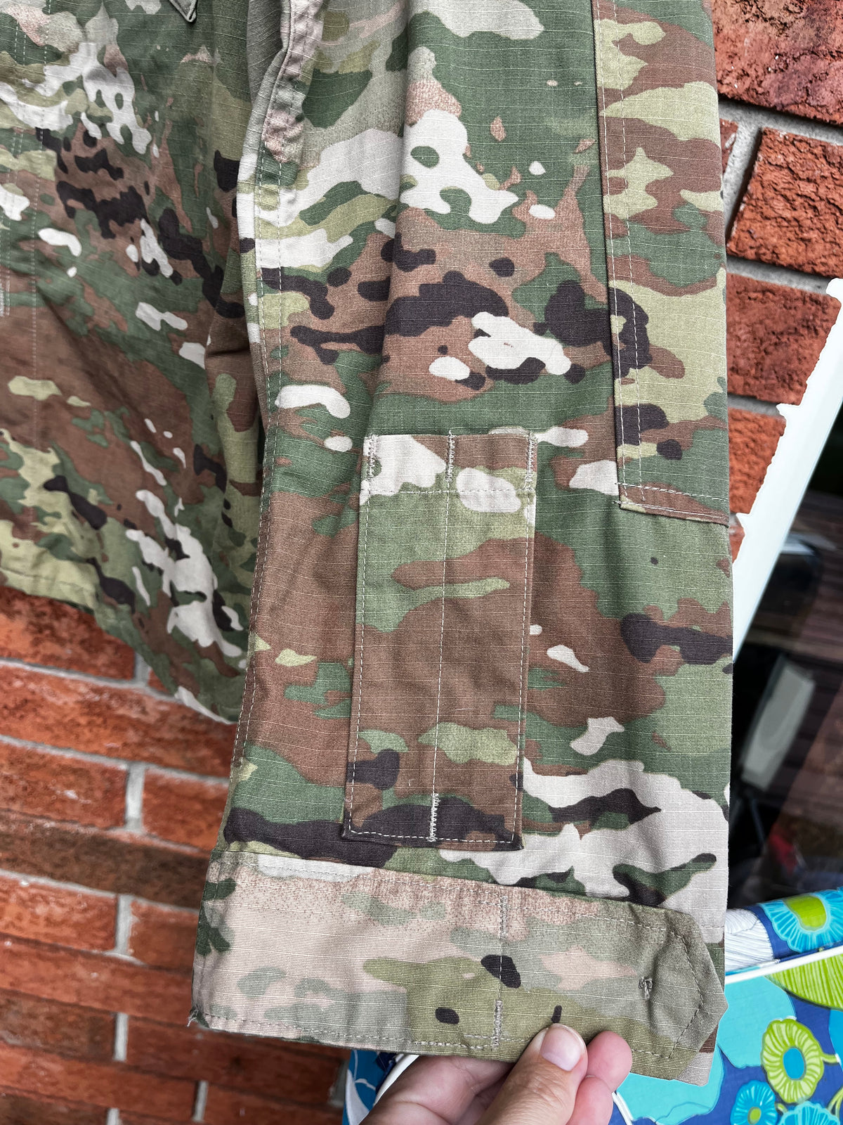 Vintage Army Combat Camo Uniform Jacket