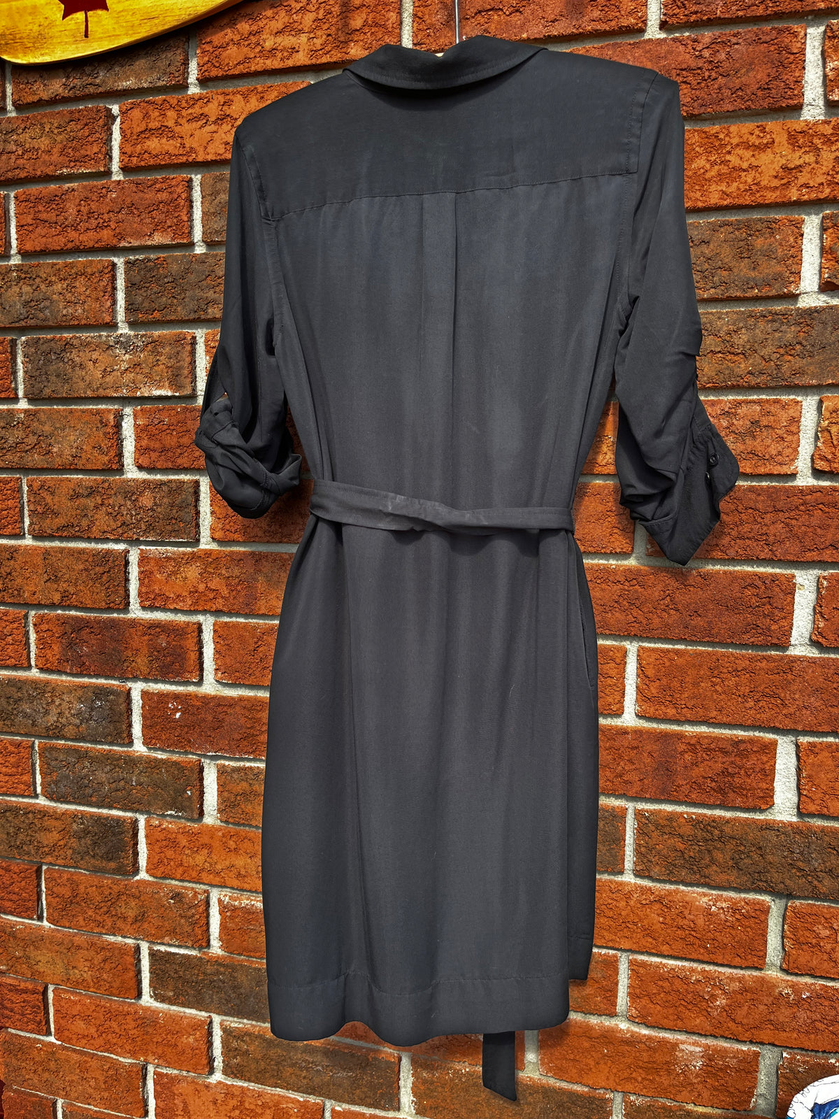 Vintage Ralph Lauren Navy Button Front  Shirt Dress