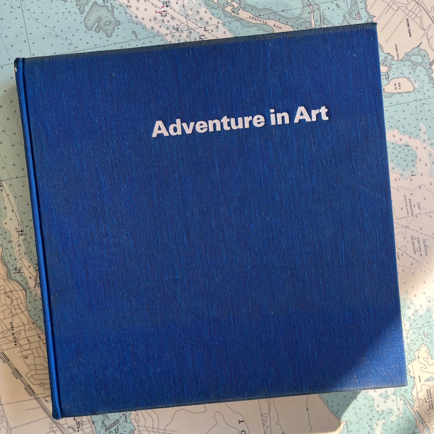 Vintage 70s Adventure in Art Hardcover Book