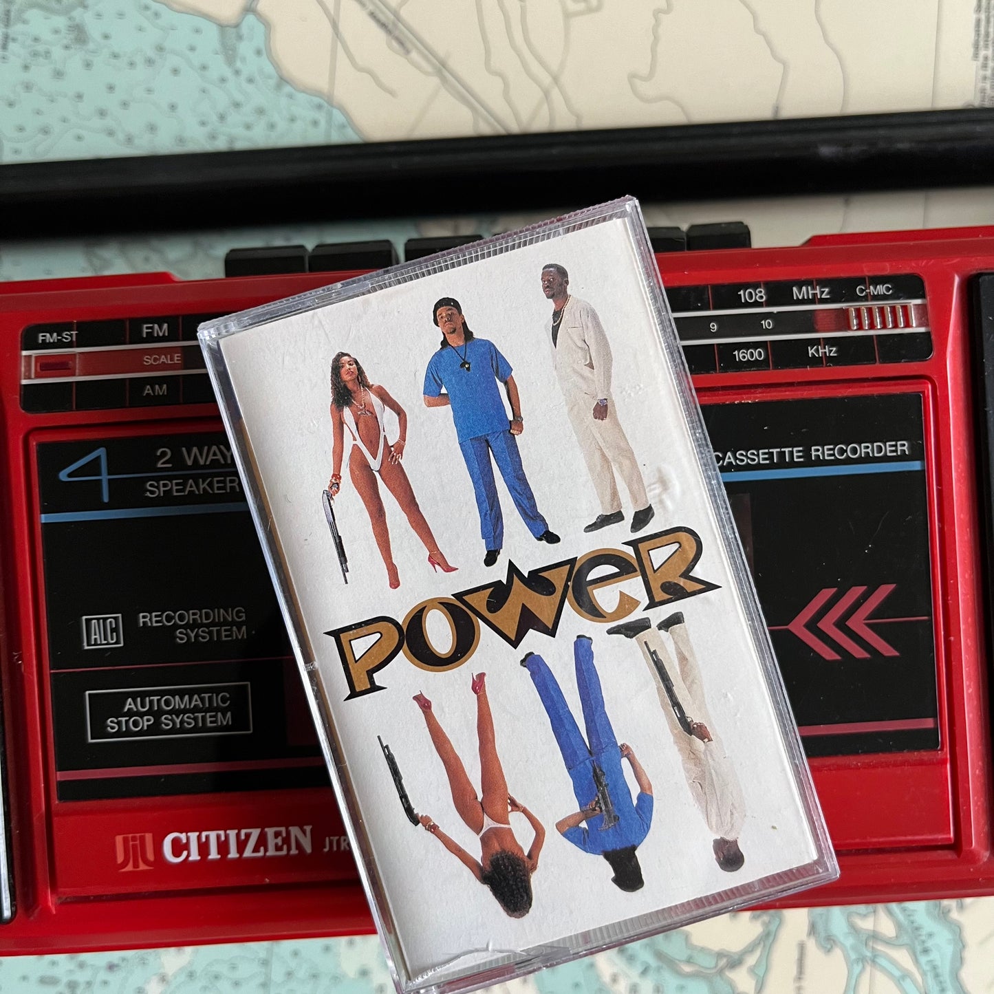 Vintage 1988 Ice-T Power Cassette Tape