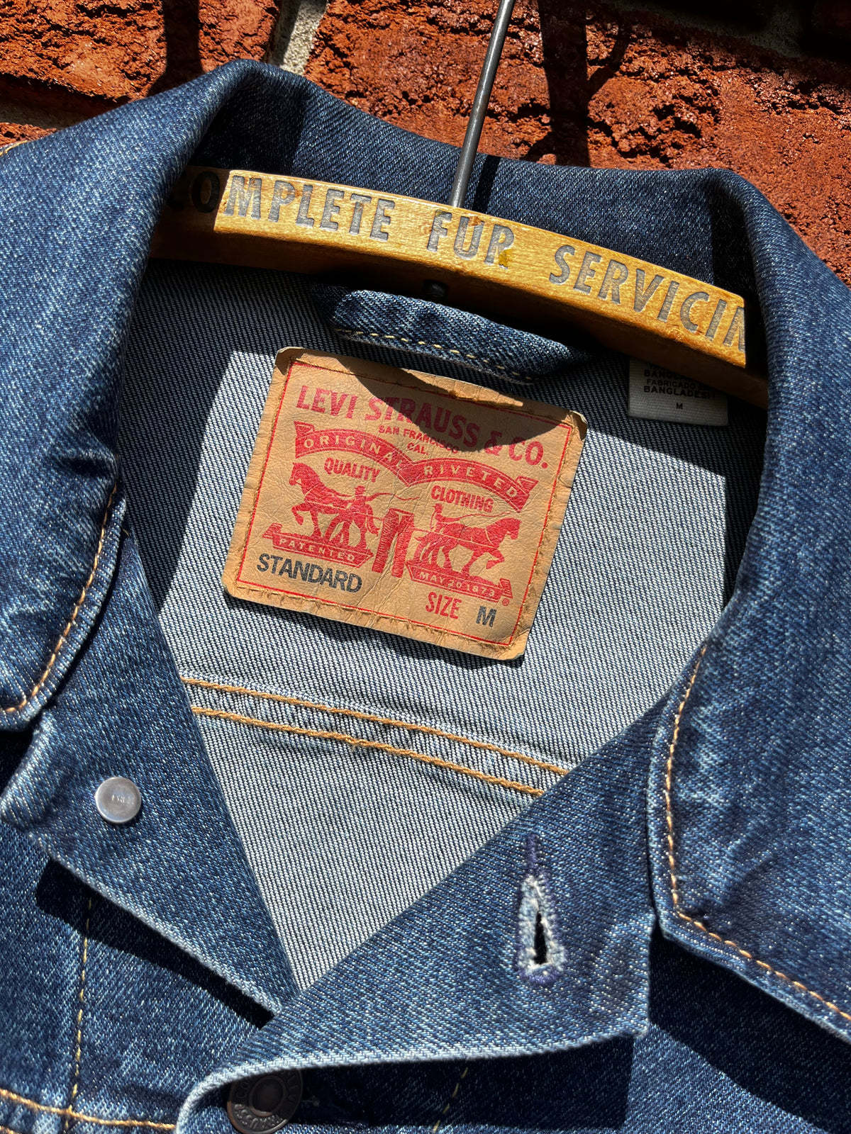 Levi's Dark Denim Standard Jean Jacket
