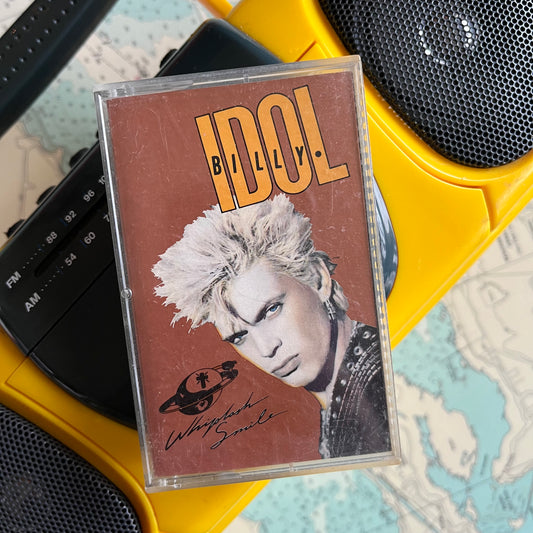 Vintage 1986 Billy Idol Whiplash Smile Cassette Tape