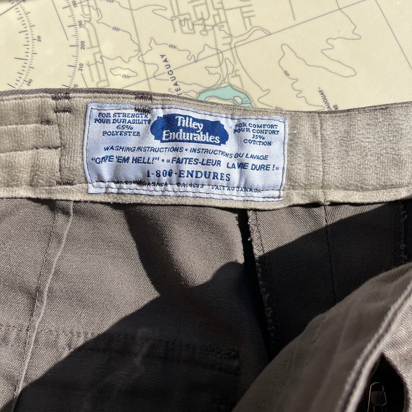 Vintage Tilly Endurables Convertible Cargo Pants / Shorts Combo