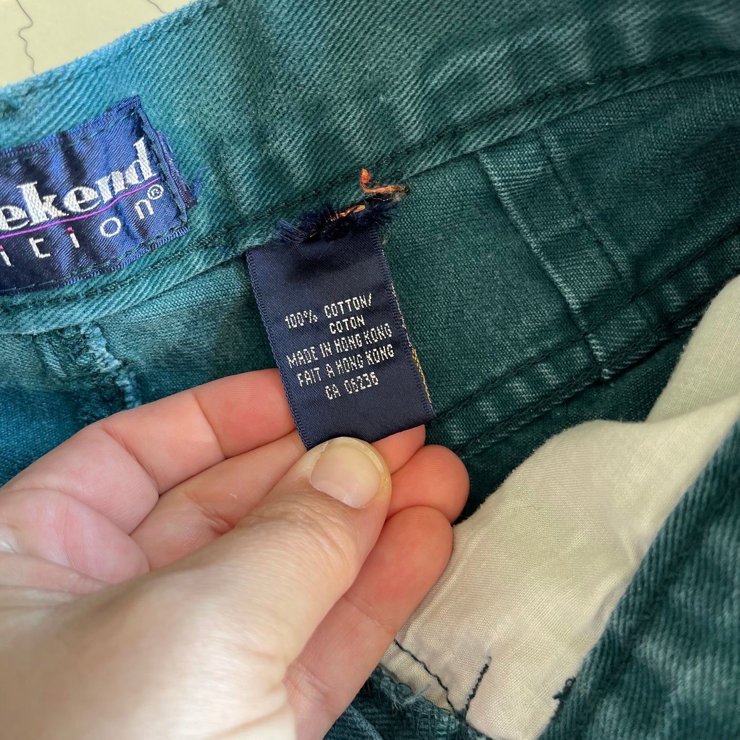 Vintage 90s Teal Weekend Edition Jeans