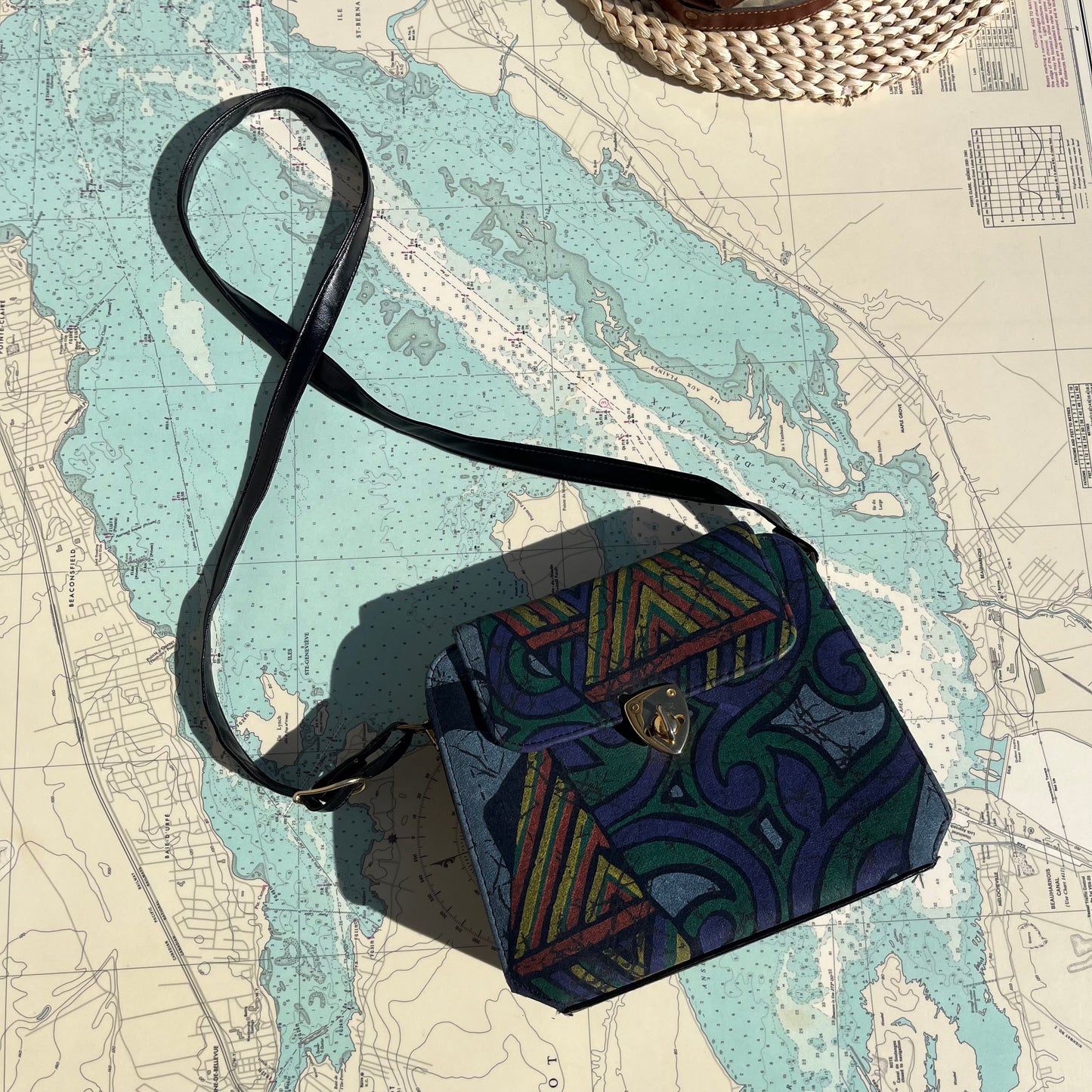 Vintage 90s De Melouk Funky Egyptian Purse