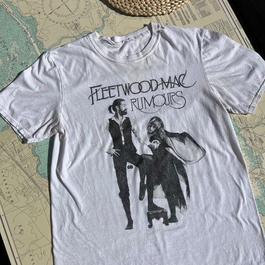 Fleetwood Mac Rumours Distressed Graphic Tee Shirt