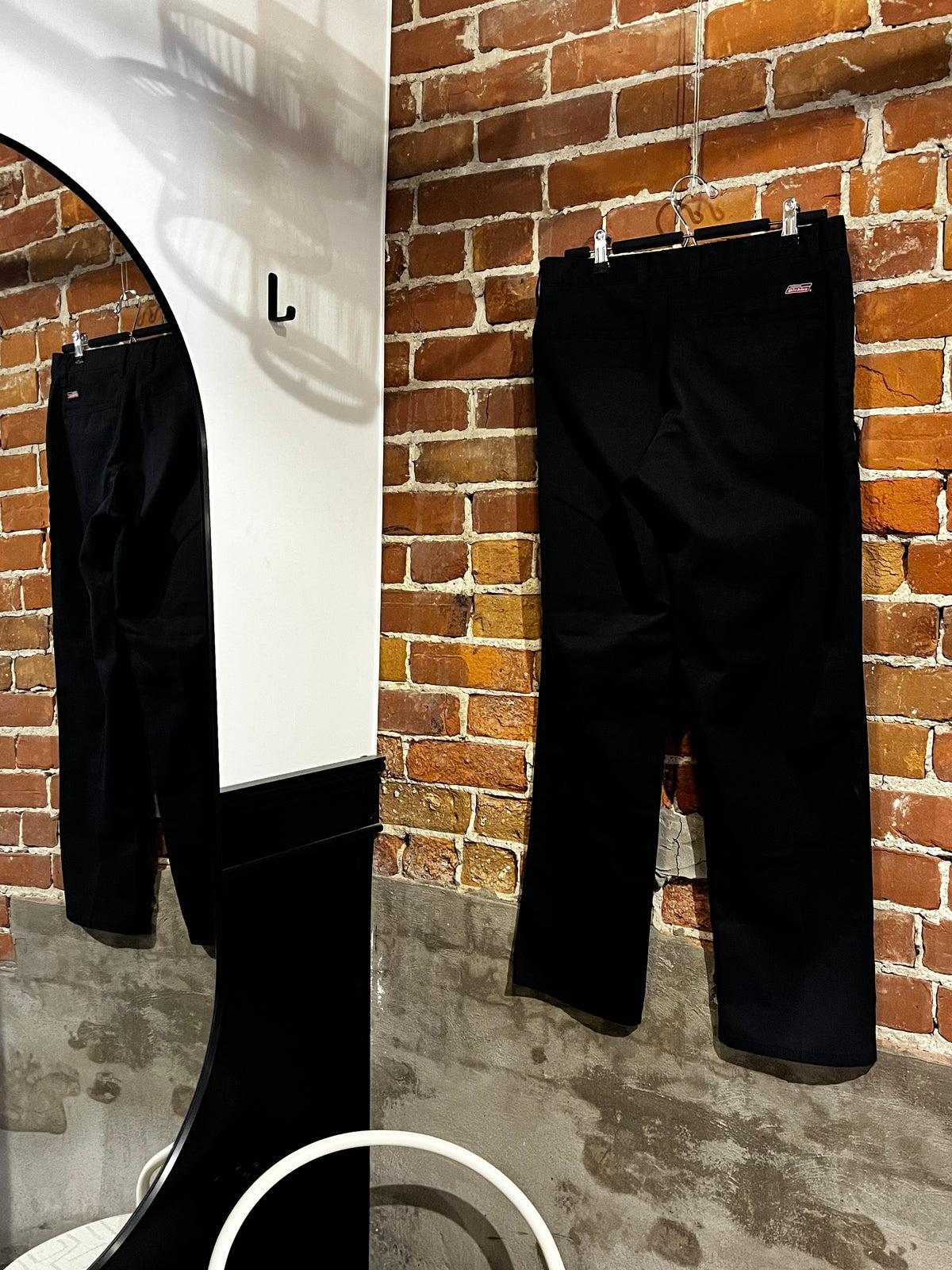 Vintage Dickies Black Straight Leg Uniform Pants