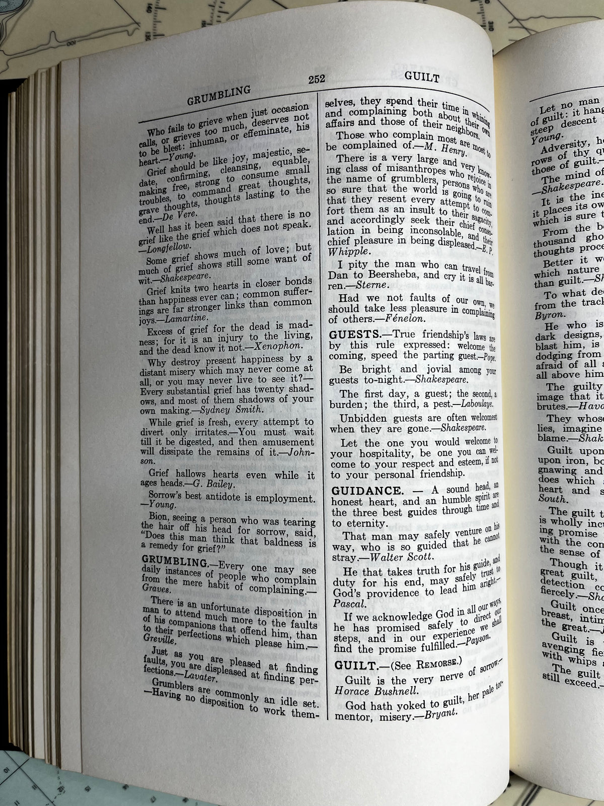 Vintage 1964 The New Dictionary of Thoughts Hardback Book