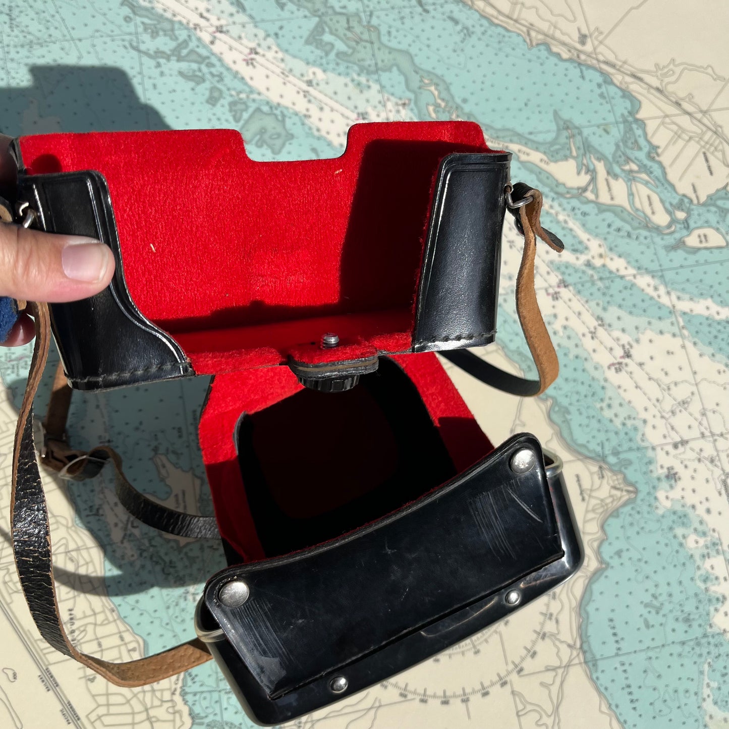 Vintage Pentacon Hard Shell 35mm Camera Case